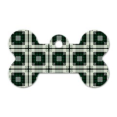 Pattern Design Texture Fashion Dog Tag Bone (one Side)