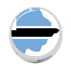 Botswana Flag Map Geography 4-port Usb Hub (two Sides) by Sapixe