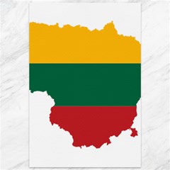 Lithuania Country Europe Flag Canvas 12  X 18  by Sapixe