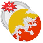 Borders Country Flag Geography Map 3  Buttons (100 pack)  Front