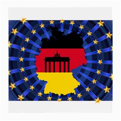 Republic Germany Deutschland Map Medium Glasses Cloth by Sapixe