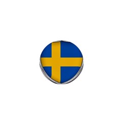 Flag Sweden Country Swedish Symbol 1  Mini Buttons by Sapixe