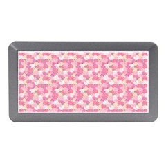 Peony Pattern Pink Scrapbooking Memory Card Reader (mini) by Pakrebo