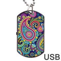 Ornament Dog Tag Usb Flash (one Side) by Sobalvarro