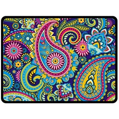 Ornament Double Sided Fleece Blanket (large)  by Sobalvarro