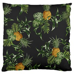 Pineapples Pattern Large Flano Cushion Case (one Side) by Sobalvarro