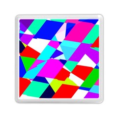 Patchwork Memory Card Reader (square) by designsbyamerianna