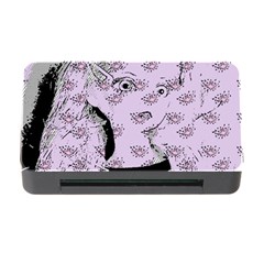 Wide Eyed Girl Lilac Memory Card Reader With Cf by snowwhitegirl