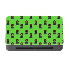 Nerdy 60s  Girl Pattern Green Memory Card Reader With Cf by snowwhitegirl