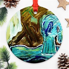 Wood Horsey-1-1 Ornament (round) by bestdesignintheworld