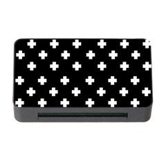 Swiss Cross Pattern Memory Card Reader With Cf by Valentinaart