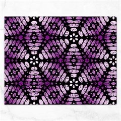Pattern Purple Seamless Design Rectangular Jigsaw Puzzl by Simbadda