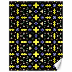 Pattern Black Background Texture Canvas 12  X 16  by Simbadda