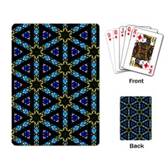Stained Glass Pattern Church Window Playing Cards Single Design (rectangle) by Simbadda