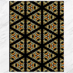Pattern Stained Glass Triangles Canvas 12  X 16  by Simbadda