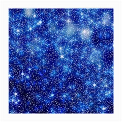 Blurred Star Snow Christmas Spark Medium Glasses Cloth by HermanTelo