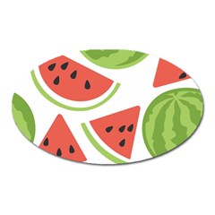 Watermelon Juice Auglis Clip Art Watermelon Oval Magnet by Vaneshart