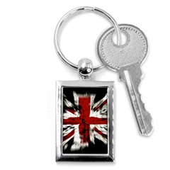British Flag Key Chain (rectangle) by Vaneshart