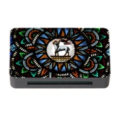 Spain Catalonia Montserrat Church  Stained Glass Memory Card Reader With Cf by Wegoenart