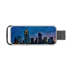 Smart City Circuit Board Portable Usb Flash (two Sides)