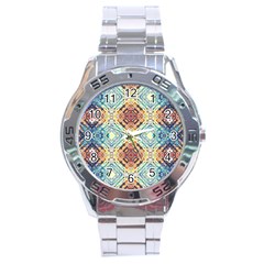Pattern Stainless Steel Analogue Watch by Sobalvarro