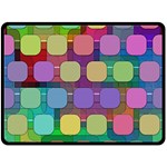 Pattern  Double Sided Fleece Blanket (Large)  80 x60  Blanket Back