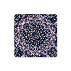 Background Kaleidoscope Abstract Square Magnet by Wegoenart