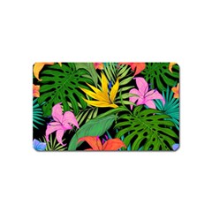 Tropical Greens Magnet (name Card) by Sobalvarro