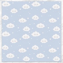 Kawaii Cloud Pattern Canvas 16  X 16  by Valentinaart