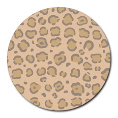 Leopard Print Round Mousepads by Sobalvarro