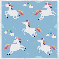 Unicorn Seamless Pattern Background Vector (2) Canvas 12  X 12  by Sobalvarro