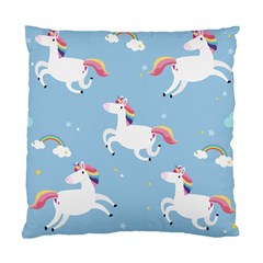 Unicorn Seamless Pattern Background Vector (2) Standard Cushion Case (two Sides) by Sobalvarro