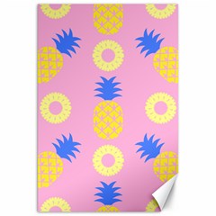 Pop Art Pineapple Seamless Pattern Vector Canvas 20  X 30  by Sobalvarro
