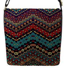 Ethnic  Flap Closure Messenger Bag (s) by Sobalvarro