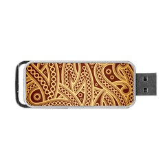 Fine Pattern Portable Usb Flash (one Side) by Sobalvarro