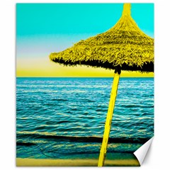 Pop Art Beach Umbrella  Canvas 8  X 10  by essentialimage