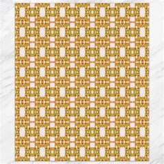 Yellow  White  Abstract Pattern Canvas 8  X 10  by BrightVibesDesign