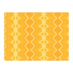 Pattern Yellow Double Sided Flano Blanket (mini) 