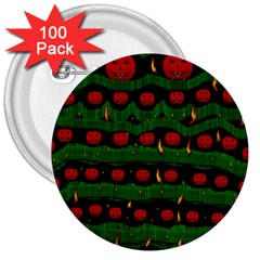 Pumkin Time Maybe Halloween 3  Buttons (100 Pack)  by pepitasart