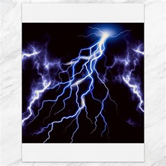Blue Thunder Colorful Lightning Graphic Canvas 18  X 24  by picsaspassion