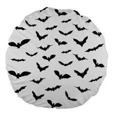 Bats Pattern Large 18  Premium Flano Round Cushions by Sobalvarro