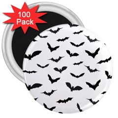 Bats Pattern 3  Magnets (100 Pack) by Sobalvarro