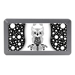 Cute Little Mandala Owl Memory Card Reader (mini) by FantasyWorld7