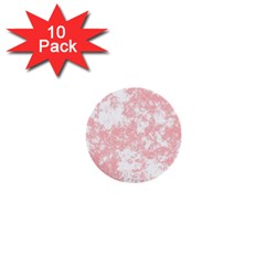 Degrade Rose/blanc 1  Mini Buttons (10 Pack) 