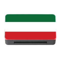 Flag Patriote Quebec Patriot Red Green White Modern French Canadian Separatism Black Background Memory Card Reader With Cf by Quebec