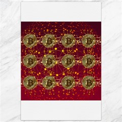 Block Chain Network Bitcoin Data Canvas 20  X 30  by Wegoenart