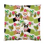 Corgis Hula Pattern Standard Cushion Case (Two Sides) Back