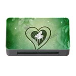 Music, Piano On A Heart Memory Card Reader with CF Front