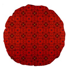 Tiling Zip A Dee Doo Dah+designs+red+color+by+code+listing+1 8 [converted] Large 18  Premium Round Cushions by deformigo