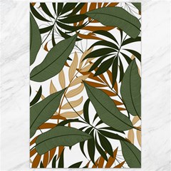 Botanical Seamless Tropical Pattern With Bright Green Yellow Plants Leaves Canvas 24  X 36  by Wegoenart